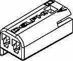 Conectores Automoción 2P HEMBRA NEGRO 150 SERIE 14 AMPERIOS (100 piezas)-