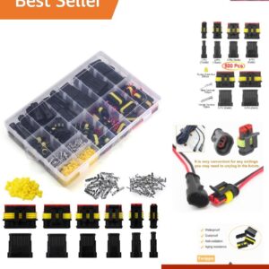 50 conectores eléctricos impermeables con sello de silicona - 1-6 pines uso automotriz-