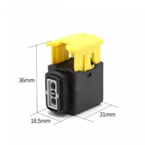 1 Juego Conectores Impermeables Automotrices 2pin Controlador Herméticamente Sellado 2-141-