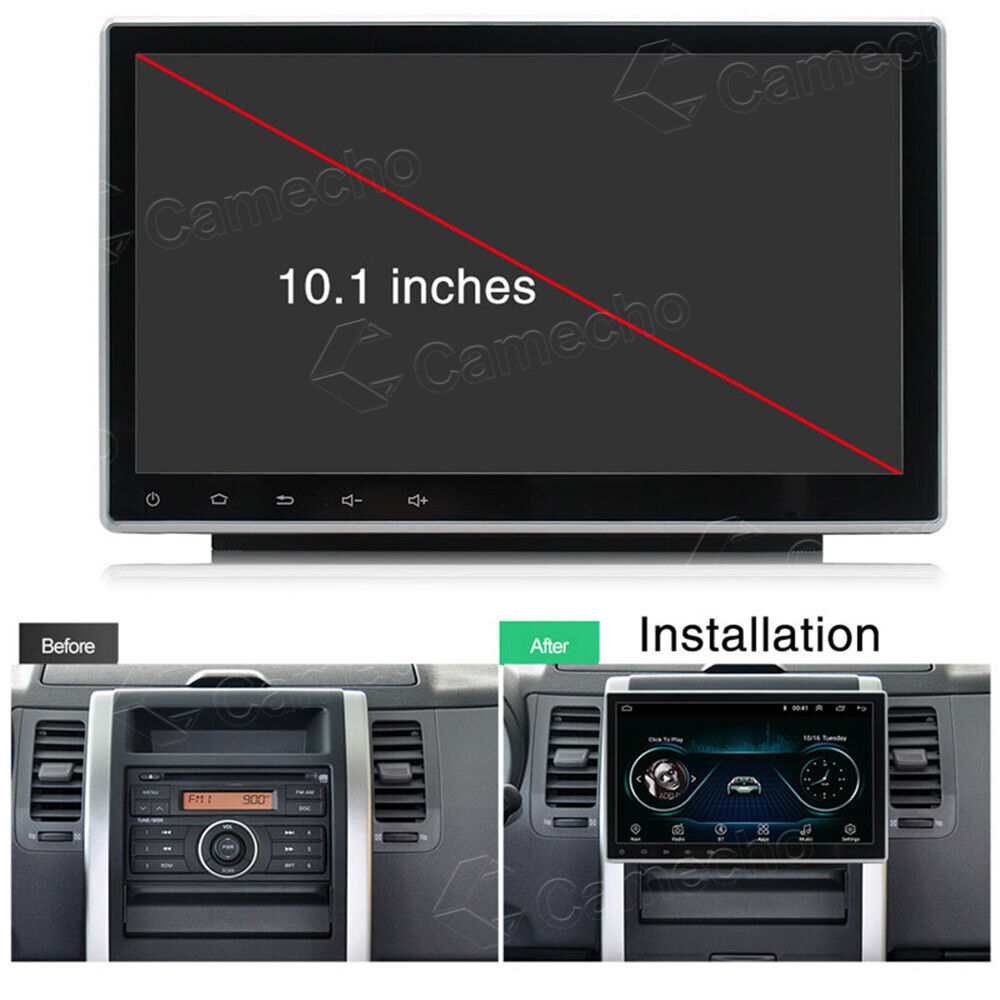 Apple Carplay 10.1" Giratorio Android 13 Coche Estéreo Radio GPS Doble 2 DIN WIFI- - Image 3