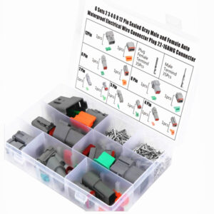 Kits de enchufes de conectores de cable impermeables para automóvil automotriz macho hembra cable eléctrico-