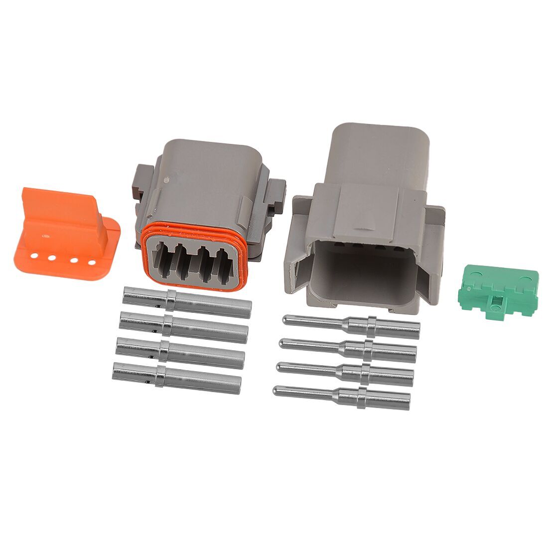 4 Set 8 Pin Automotive Electrical Connector Plug Kits Fit For Deutsch DT New - Image 4