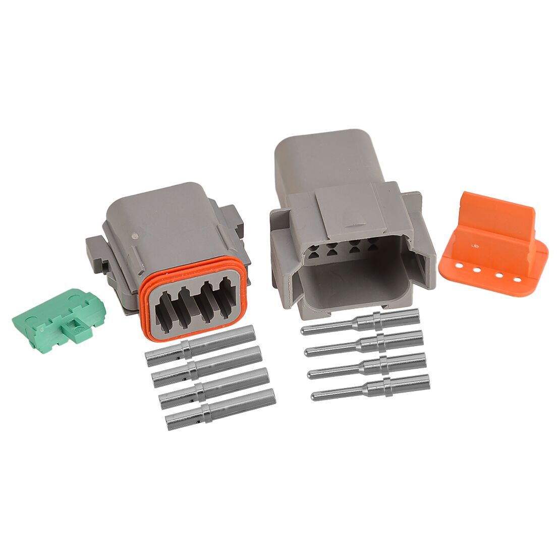4 Set 8 Pin Automotive Electrical Connector Plug Kits Fit For Deutsch DT New - Image 5