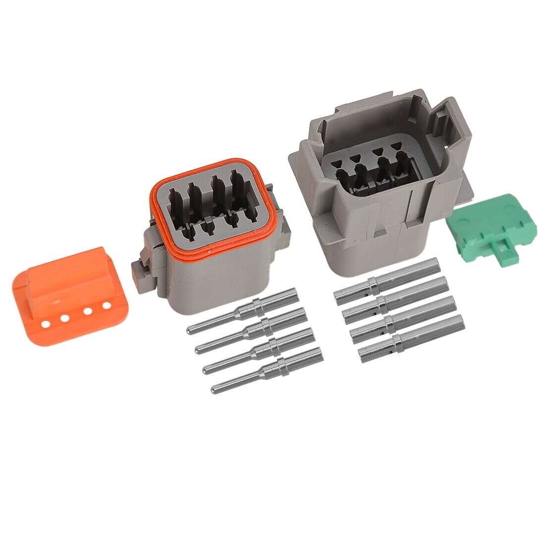 Juego de 2 kits de enchufes de conector eléctrico automotriz de 8 pines aptos para Deutsch DT nuevos- - Image 5