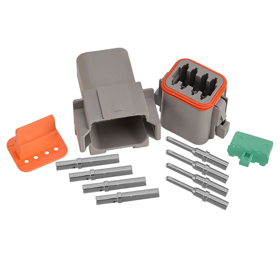 Juego de 2 kits de enchufes de conector eléctrico automotriz de 8 pines aptos para Deutsch DT- - Image 5