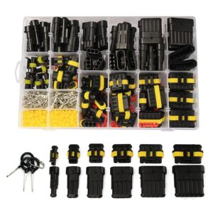 708 Piezas 43 Kits Impermeable Automotriz Conector Eléctrico Terminales 1/2/3/4/5...-