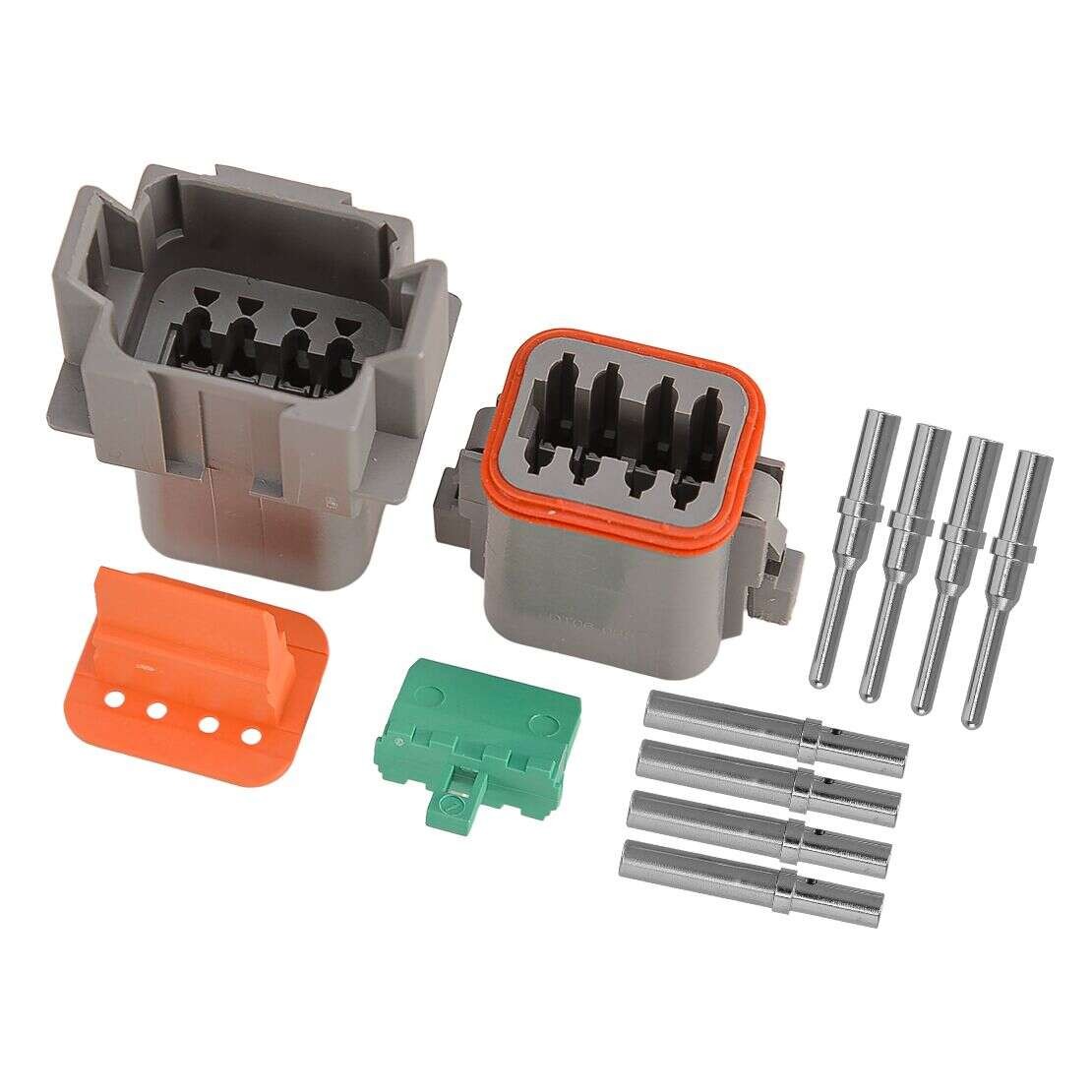 1 juego de kits de enchufes de conector eléctrico automotriz de 8 pines aptos para Deutsch DT nuevos- - Image 2