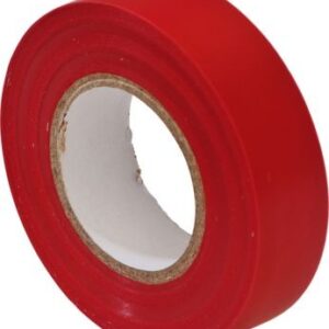 Cinta aislante PVC 19mm roja 20m paquete de 10-