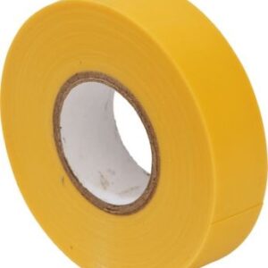 Cinta aislante PVC 19mm amarilla 20m paquete de 10-
