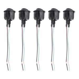 Interruptor basculante automotriz fácil conexión 12V DC contenido del paquete 5 interruptores-