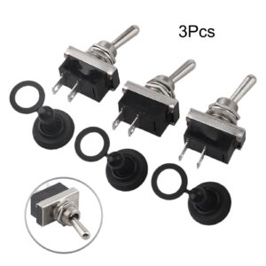 Interruptores de palanca impermeables de 3 piezas perfectos para sistemas eléctricos automotrices-