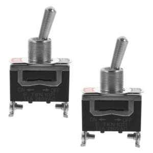 Suministros de interruptor de palanca de barco de 2 piezas interruptores basculantes reemplazo automotriz-