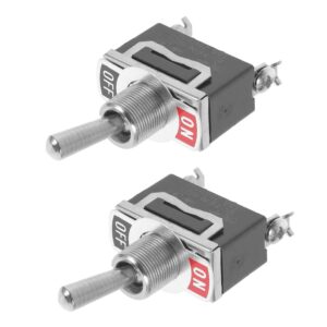 2 Piezas Convenientes Suministros de Interruptor de Palanca Automotriz-Interruptores de Palanca-