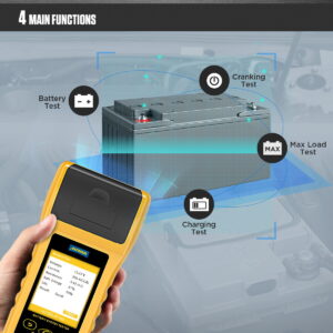 Probador de conductancia de batería BT760 12V/24V Probador automático Herramienta de diagnóstico automotriz-