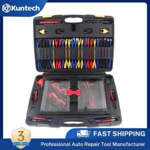 Kit de cables de prueba automotrices probadores eléctricos herramientas de diagnóstico automático cable con-