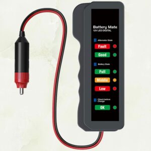Probadores de voltaje 12 V monitor medidor de batería eléctrico automotriz-