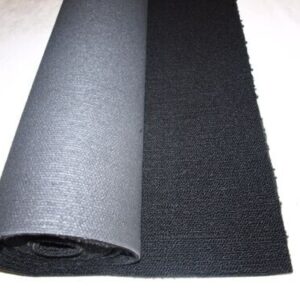 Alfombra automotriz premium negra OEM de 5 yardas con respaldo 67" x 97"-