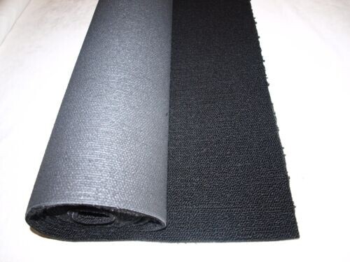 Alfombra automotriz premium negra OEM de 5 yardas con respaldo 67" x 97"-