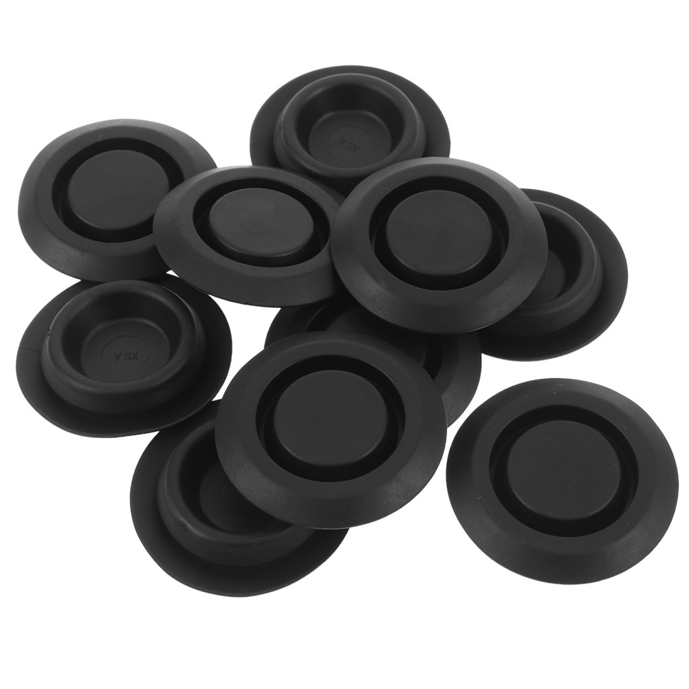 Tapones antipolvo para puerta trasera de 10 piezas para carrocería de goma tapones de drenaje para cacerola de piso-