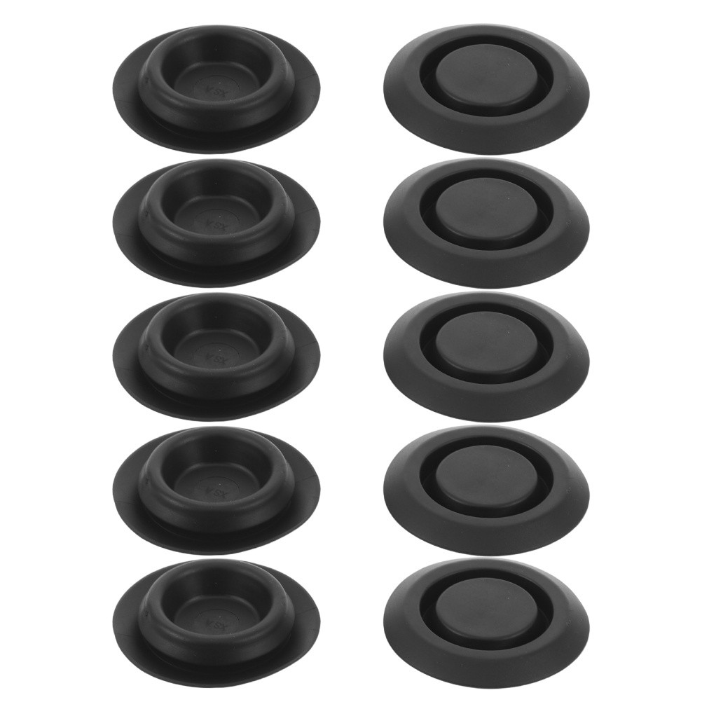 Tapones antipolvo para puerta trasera de 10 piezas para carrocería de goma tapones de drenaje para cacerola de piso- - Image 5