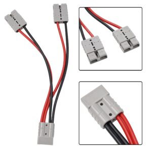 Cable automotriz de 50 amperios para conector de enchufe Anderson adaptador doble Y de 4/6 mm-