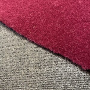 Alfombra automotriz de lana negra de lujo con respaldo de PVC vendida por el M. Roll Width 1,07 m-