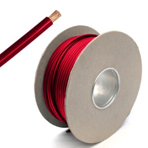 AUTOMOTRIZ 12V 24V CABLE ROJO PARED NÚCLEO 46MM 50 AMP - ROLLO 30M-