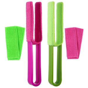 1 Juego de Persianas Limpiadores Ventilación Coche Aire Acondicionado Limpiadores Persianas Cepillo Limpio-