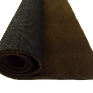 Alfombra de coche marrón - alfombra de automóvil 1,5 m de ancho (5 pies) se vende por metro en marcha-