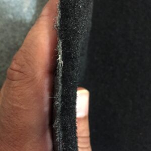 Alfombra automotriz de nailon negra de lujo con respaldo de PVC ancho de rollo 1,07 m X 1,08 m-