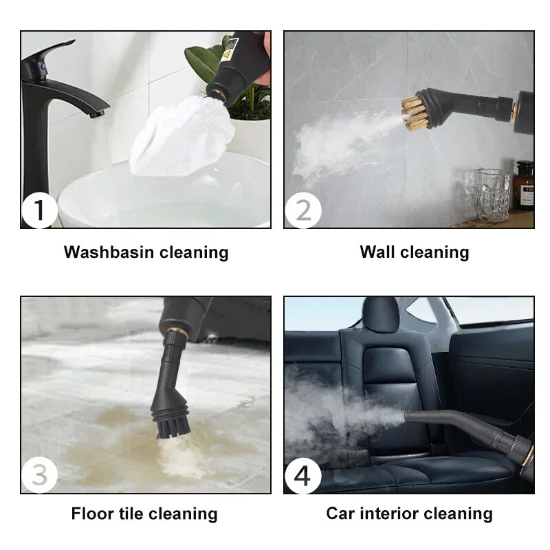 Limpiadores de vapor portátiles de alta temperatura y presión máquina de limpieza de vapor para automóvil- - Image 5