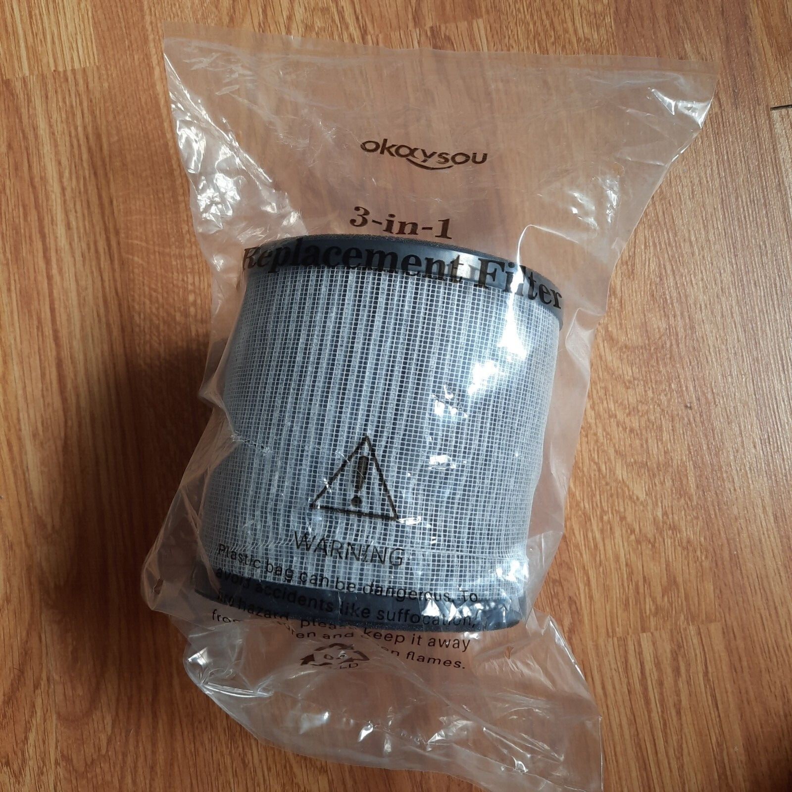 Repuesto filtro aire 3 en 1 Okaysou nuevo sin caja-