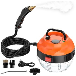 Limpiador de vapor de alta temperatura y presión 3800 W, 105 ° C en 10 s con tanque de 1000 ml para automóvil-