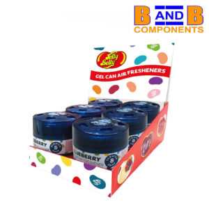 Paquete de 6 ambientadores Jelly Belly BLUEBERRY GEL DISPLAY A1696-