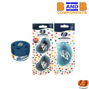 Aerosol Jelly Belly Blueberry, dúo de ventilación, lata de gel y ambientadores 3D A1725-