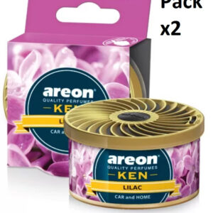 Paquete de 2 ambientadores Areon KEN lila perfume perfume para automóvil ambientadores-