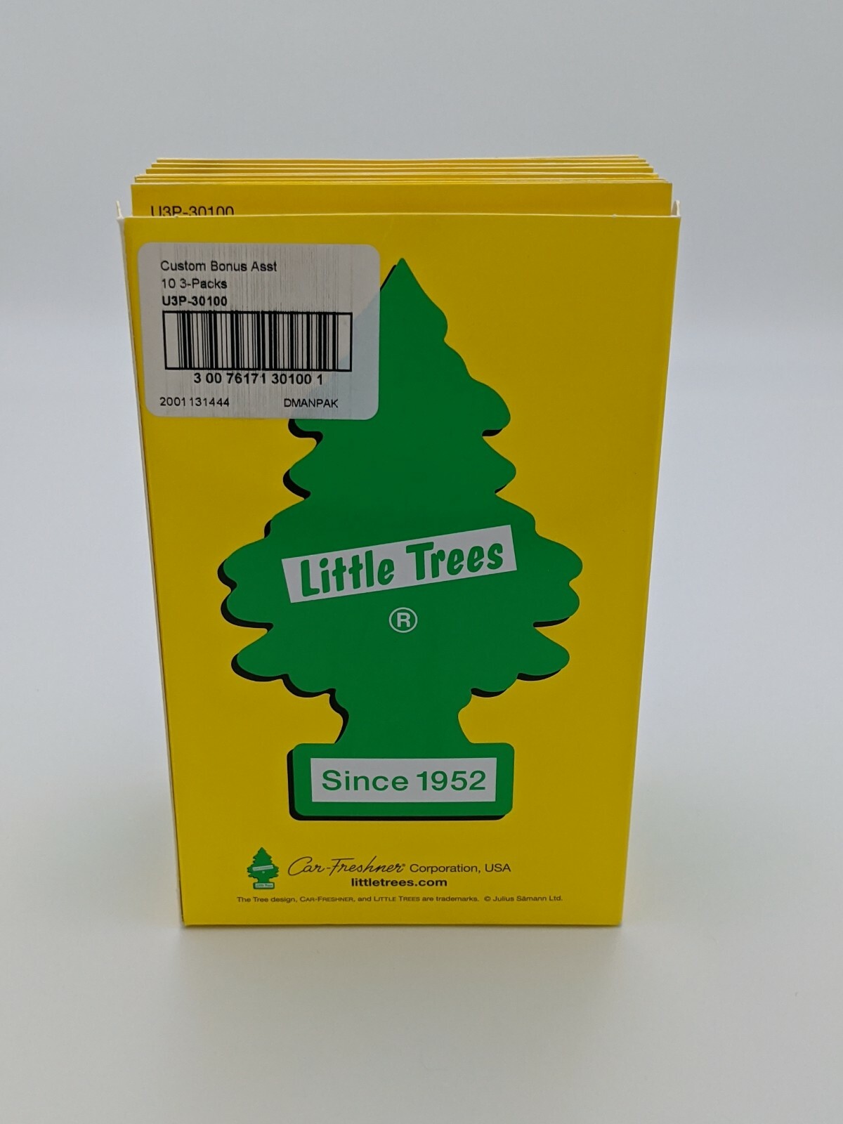 Ambientadores de aire para coche Little Trees: hielo negro, vainillaroma, coche nuevo - 10 paquetes de 3- - Image 4