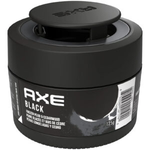 Ambientadores de aire de coche AXE negros lata de gel - eliminador de olores fuertes-