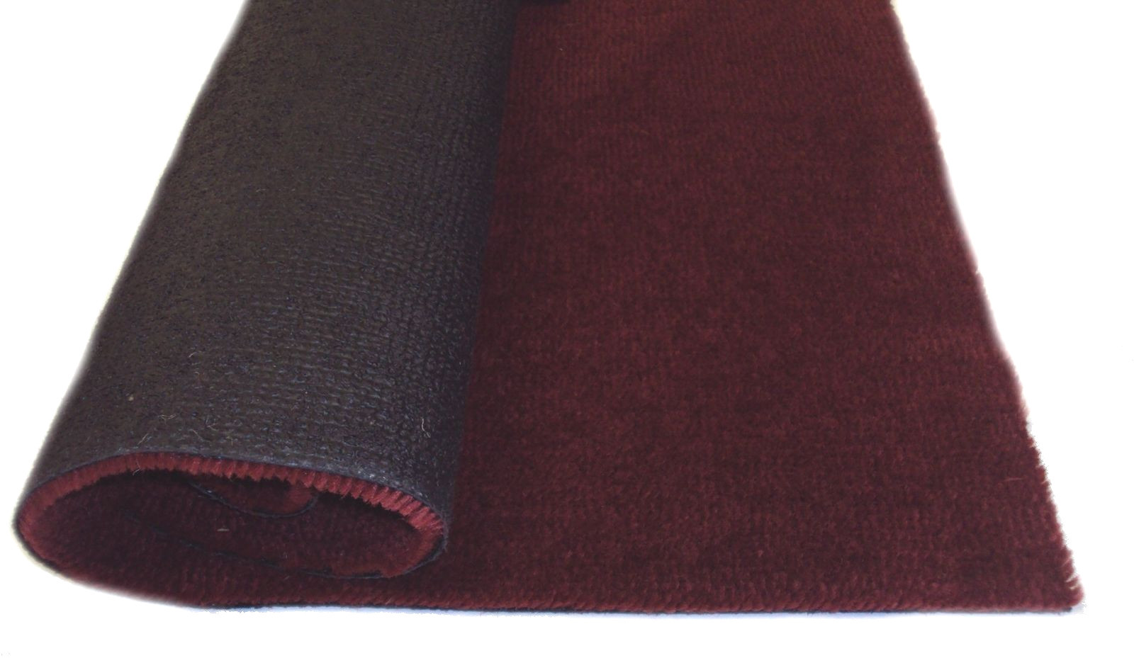 Alfombra de coche rojo oscuro - alfombra de automóvil 1,5 m de ancho (5 pies) se vende por metro en marcha-