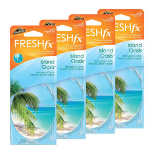 Tarjeta colgante ambientador coche Armor All FRESHfx, 12 unidades (Island Oasis)-