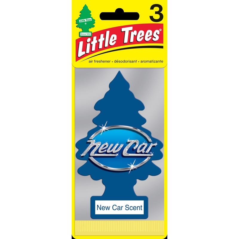 Tarjeta ambientador perfumado coche Little Trees U3S-32089 azul nuevo (paquete de 8)-
