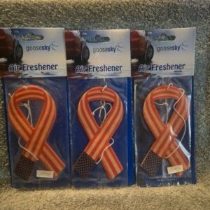 Ambientadores de aire Goose Sky Multi Choices bandera americana cinta coche 3 por $12 nuevos-