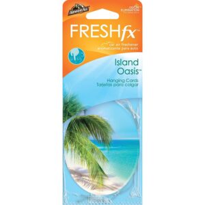 Tarjeta colgante ambientador coche Armor All FRESHfx, 3 unidades (Island Oasis)-