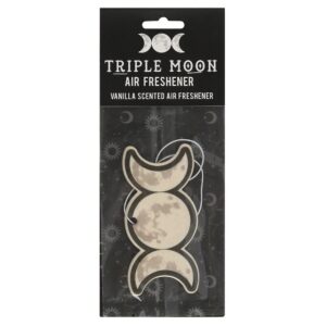 Refrescantes de aire triple luna, fragancia colgante con aroma fases de bruja pagana wicca-
