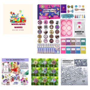 Kit de inicio M421 Car Freshie Supplies con cuentas aromáticas perfumadas de 1 lb, cir...-