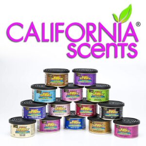 Paquete de 3 ambientadores de coche California Scents fragancias de larga duración-