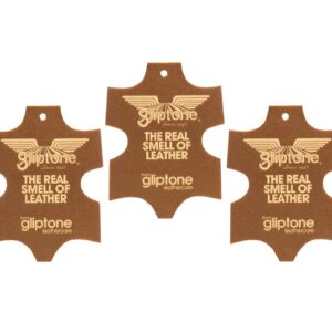 Enfriadores de aire perfumados en cuero para automóvil Gliptone x 3-