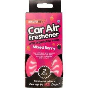 Ambientadores de aire ajustables para coche, paquete de 2, bayas mixtas-