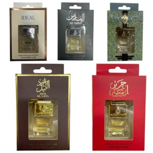 Ambientadores de aire perfume de coche fragancia árabe elegantemente cuelgados por Myperfumes-