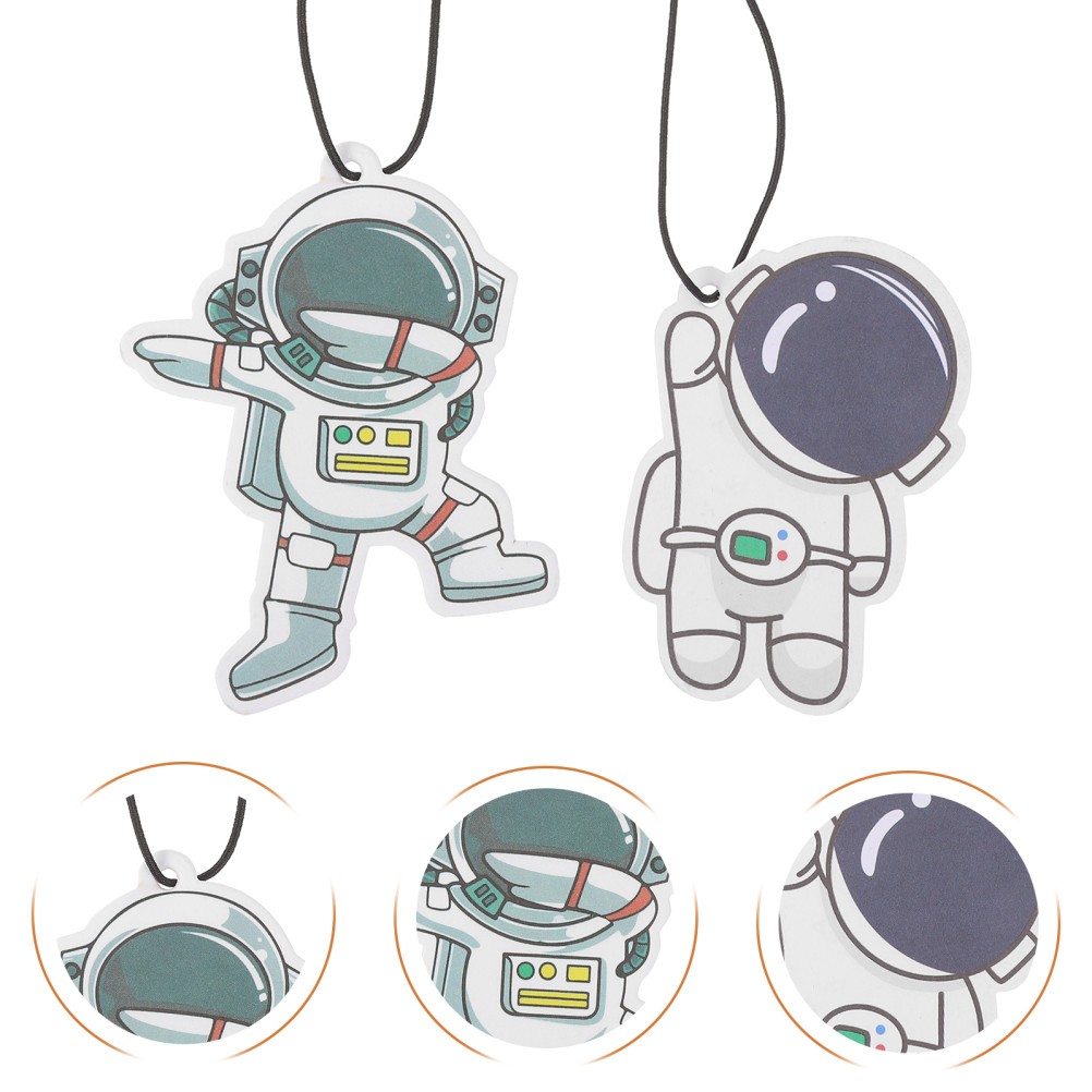 8 Piezas Novedad Ambientador Coche Ambientador Colgante Astronauta Ornamento-
